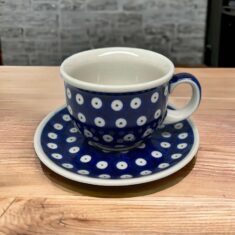 Filiżanka ze spodkiem 200ml Nd. K1- Ceramika Bolesławiecka AC