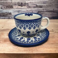 Filiżanka ze spodkiem 200ml Nd. A1- Ceramika Bolesławiecka AC