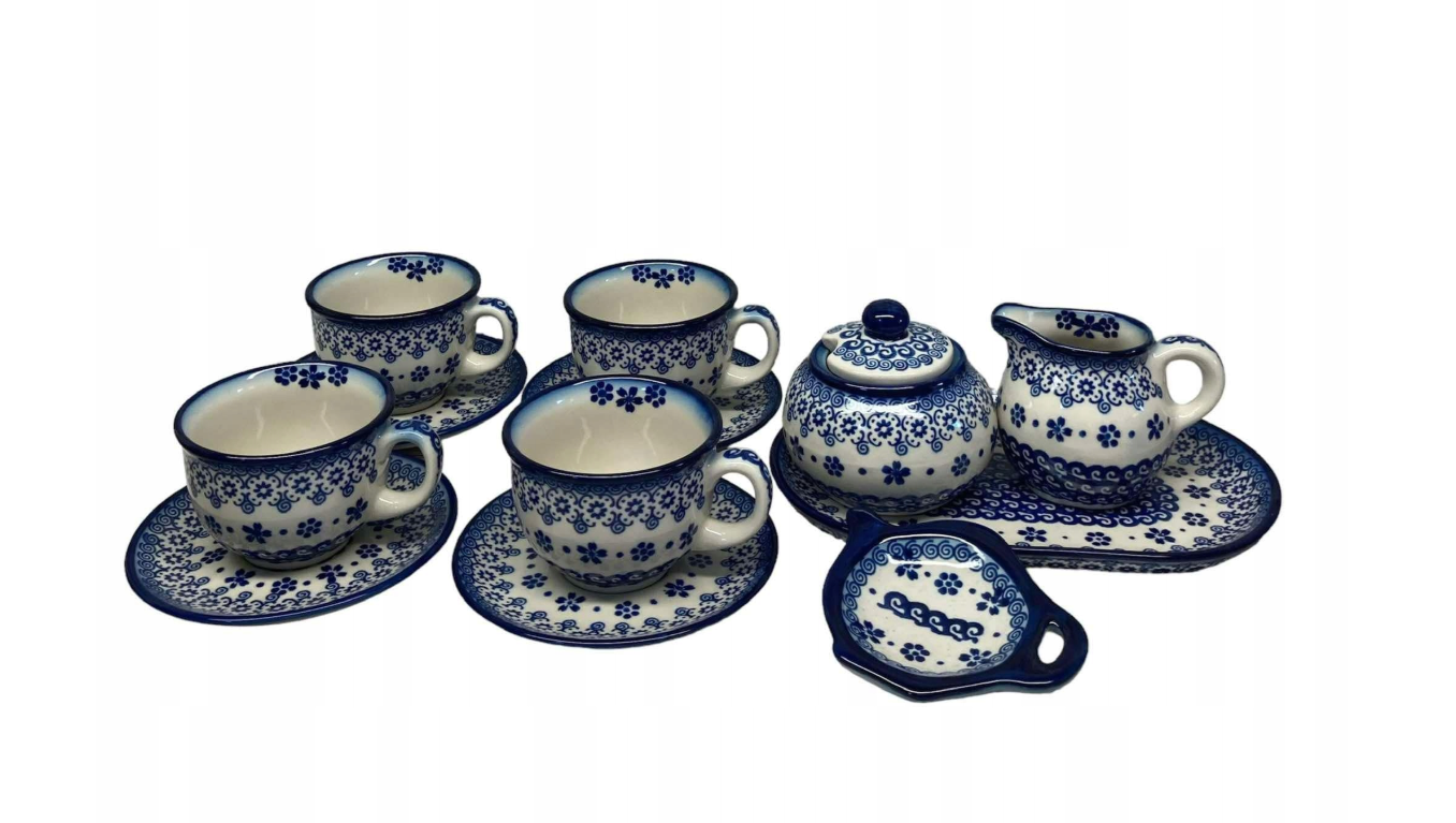 Zestaw do kawy i herbaty Nd. A1- Ceramika Bolesławiecka AC - obrazek 2