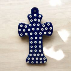 Krzyż na ścianę Nd. K1- Ceramika Bolesławiecka AC (Produkt dostępny pod zamówienie- 2tyg.)