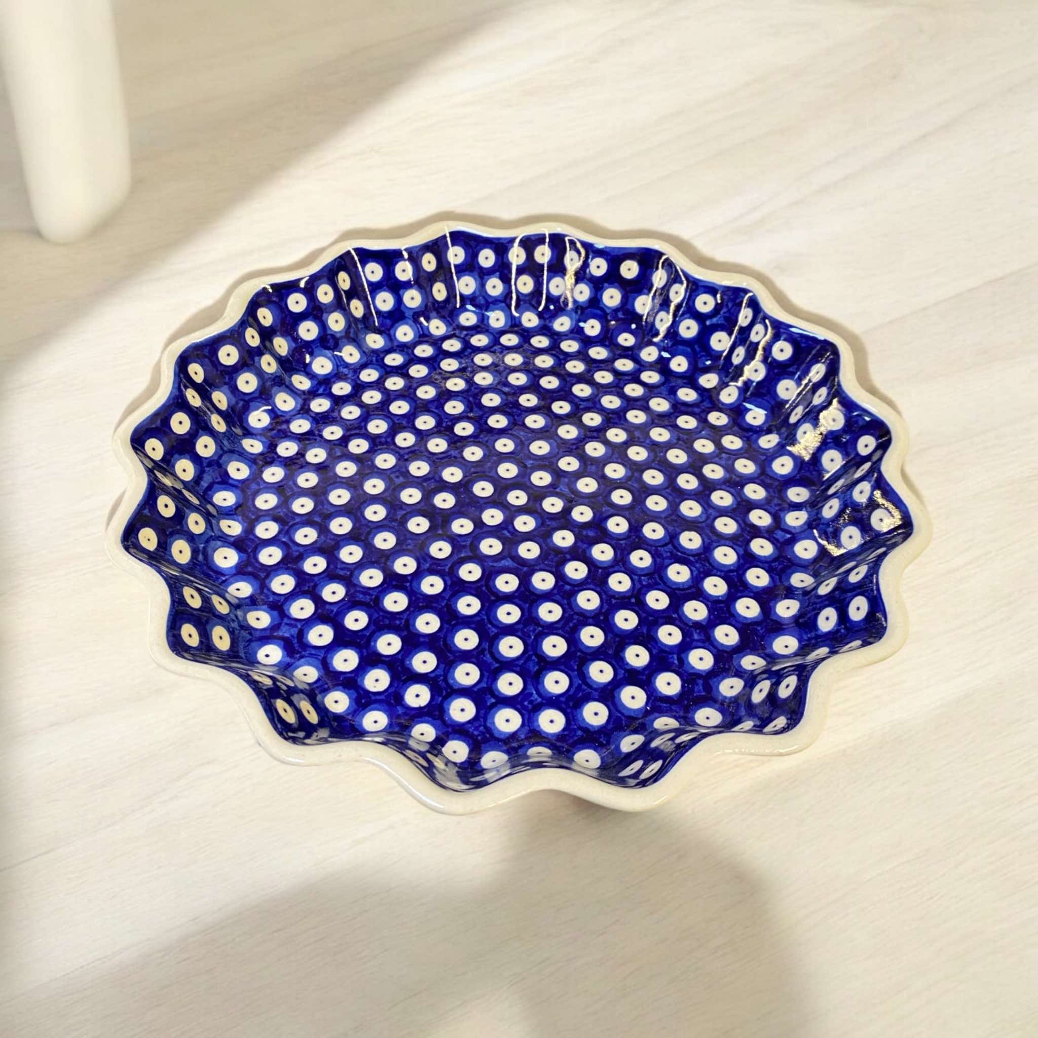 Forma na tarte duża Nd. K1- Ceramika Bolesławiecka AC (Produkt dostępny pod zamówienie- 2tyg.)