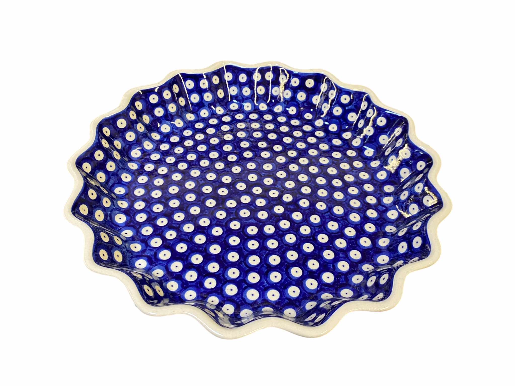 Forma na tarte duża Nd. K1- Ceramika Bolesławiecka AC (Produkt dostępny pod zamówienie- 2tyg.) - obrazek 3