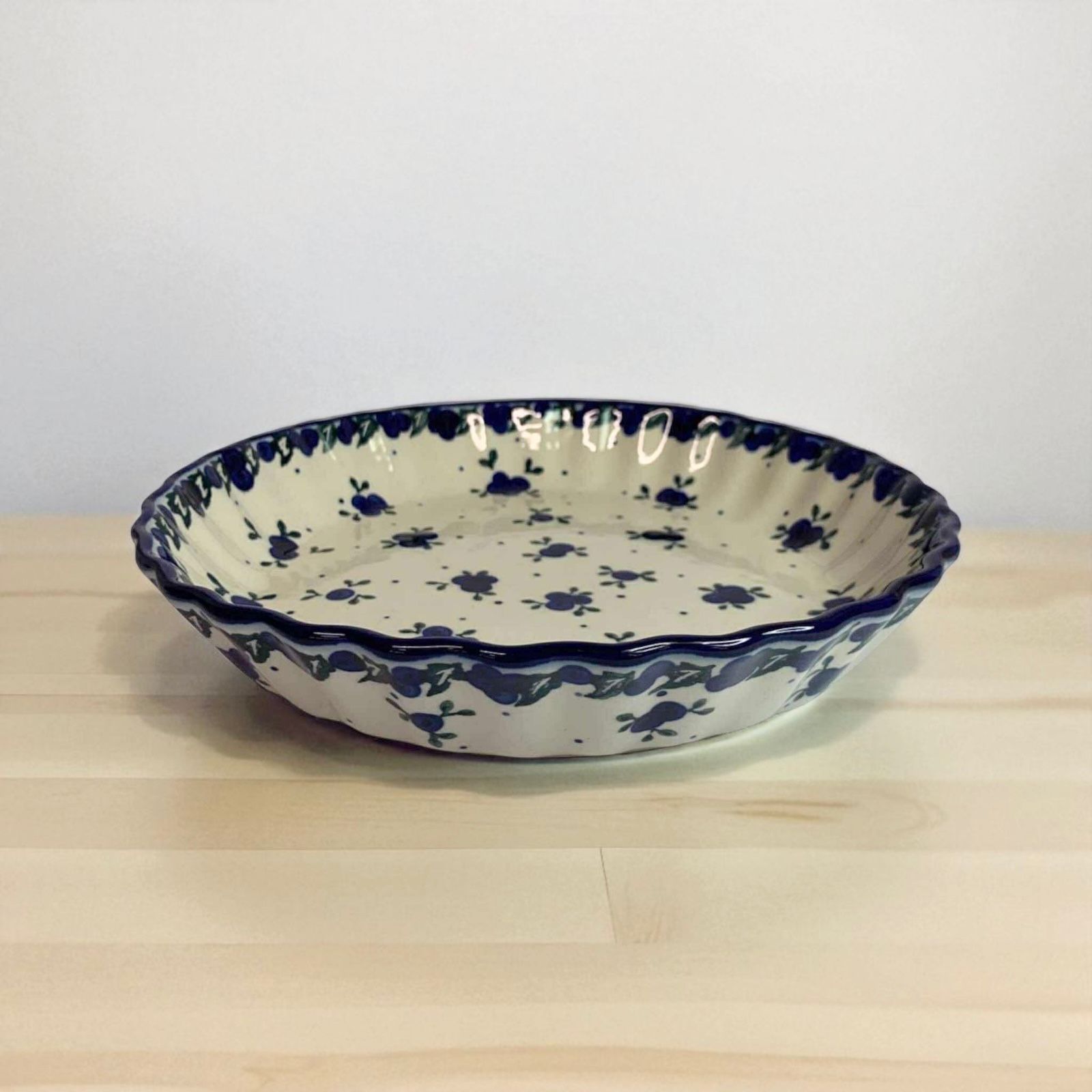 Forma na tartę mała Nd. B5- Ceramika Bolesławiecka AC (Produkt dostępny pod zamówienie- 2tyg.) - obrazek 3