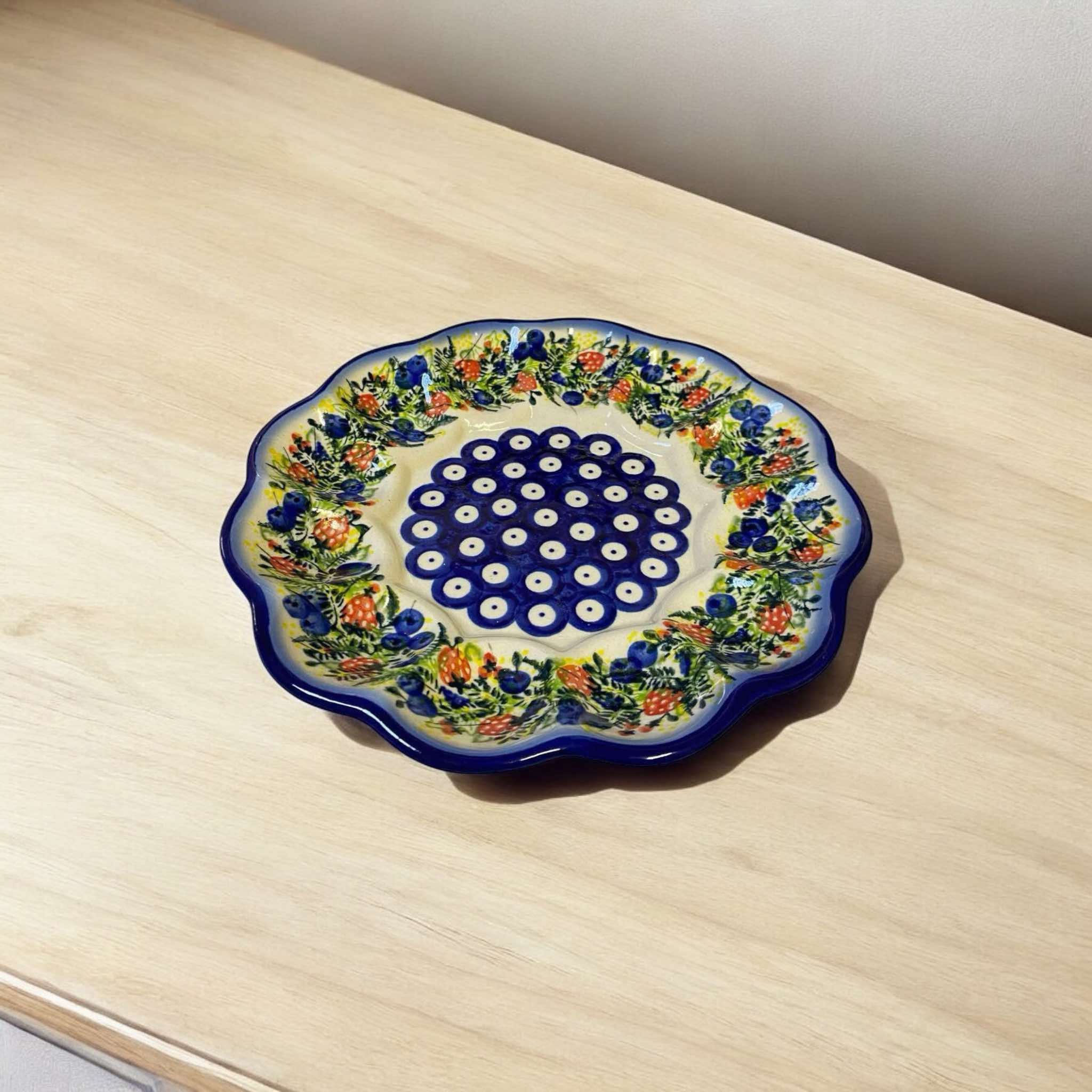 Talerz na jajka Nd. K73- Ceramika Bolesławiecka AC (Produkt dostępny pod zamówienie- 2tyg.)