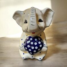 Figurka słoń duży Nd. K1- Ceramika Bolesławiecka AC (Produkt dostępny pod zamówienie- 2tyg.)