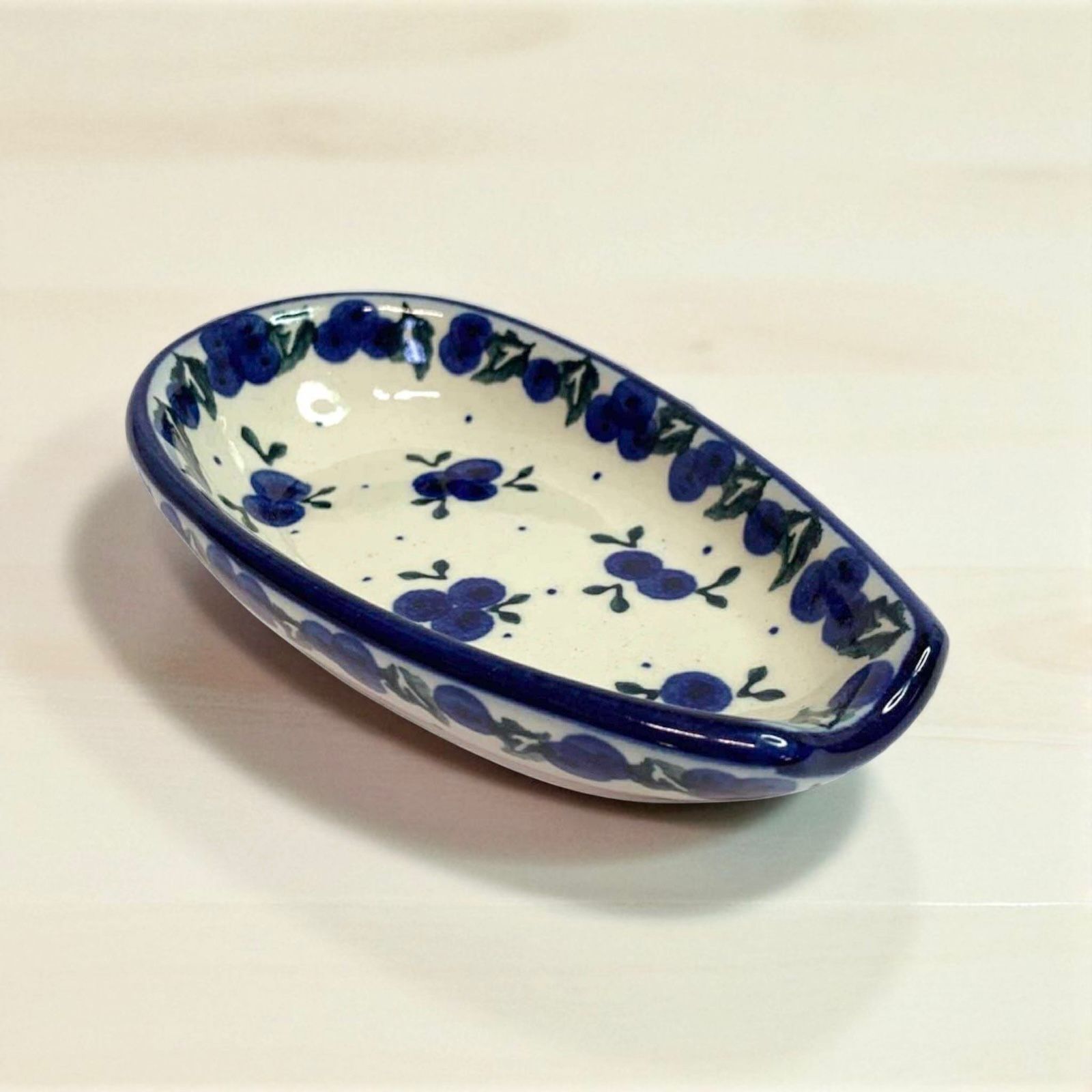 Podstawka pod łyżkę Nd. B5- Ceramika Bolesławiecka AC (Produkt dostępny pod zamówienie- 2tyg.)