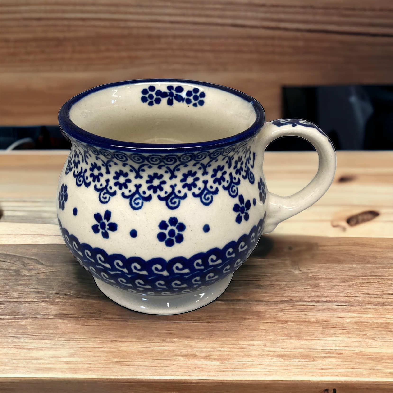 Kubek beczka 400ml Nd. A1- Ceramika Bolesławiecka AC