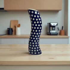 Wazon falowany Nd. K1- Ceramika Bolesławiecka AC