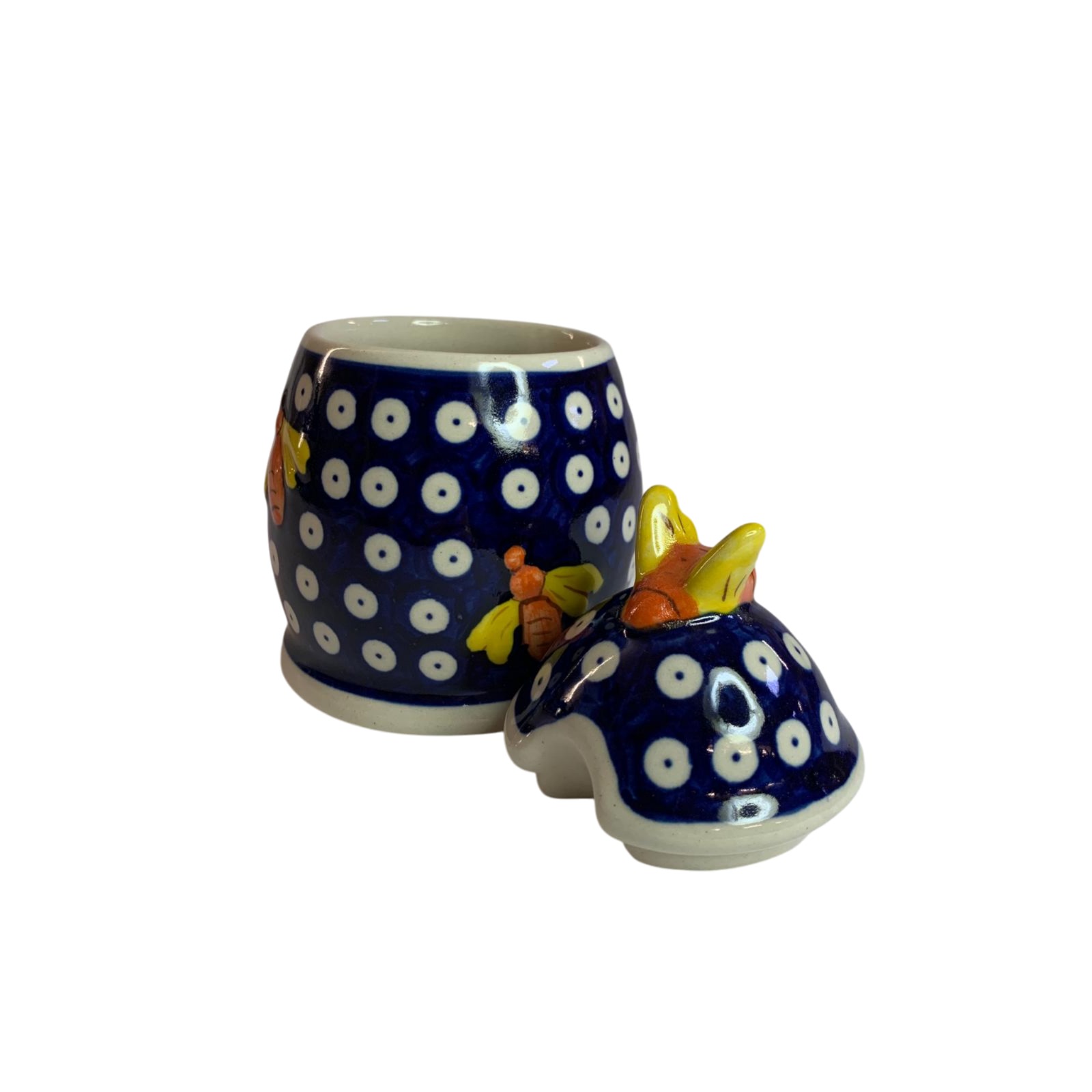 Pojemnik z pszczółką 250ml Nd. K1- Ceramika Bolesławiecka AC - obrazek 3