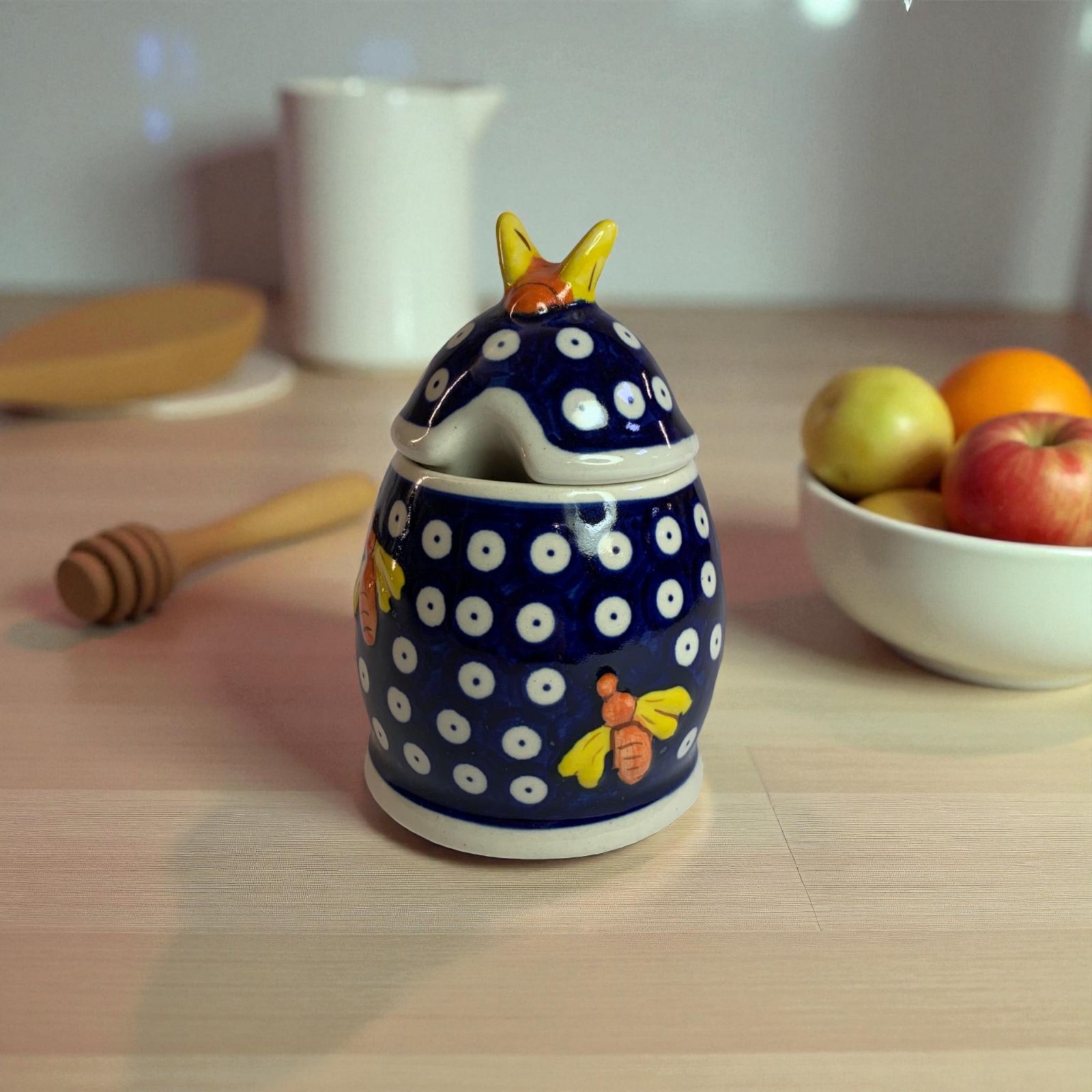 Pojemnik z pszczółką 250ml Nd. K1- Ceramika Bolesławiecka AC