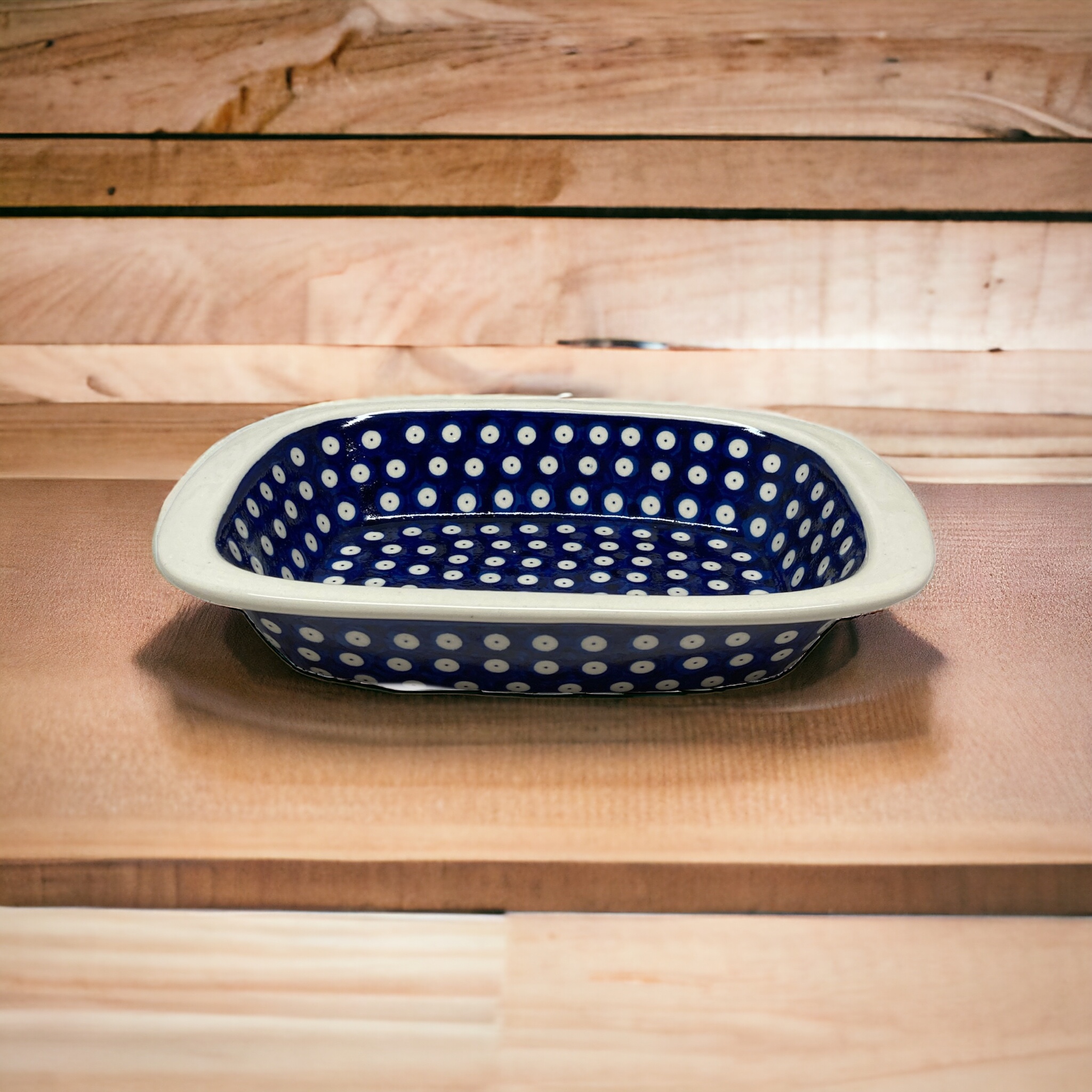 Półmisek z rantem duży 1.30l Nd. K1- Ceramika Bolesławiecka AC (Produkt dostępny pod zamówienie- 2tyg.)