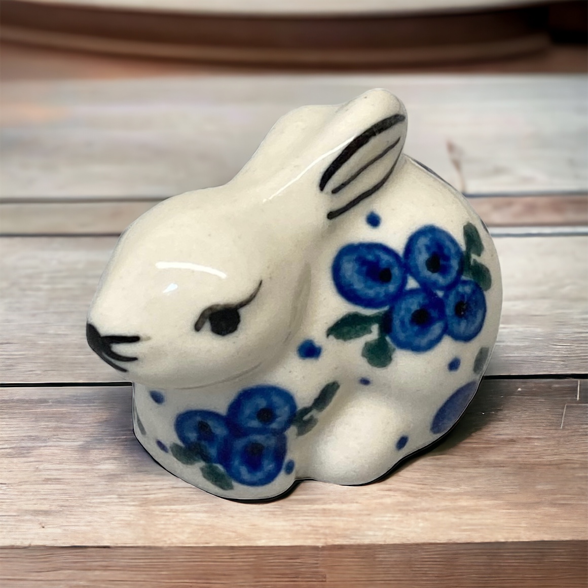 Figurka zajączek mini Nd. B5- Ceramika Bolesławiecka AC (Produkt pod zamówienie- 2 tyg.)