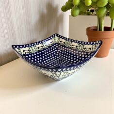 Miska kwadratowa duża 3.00L Nd. P10- Ceramika Bolesławiecka AC