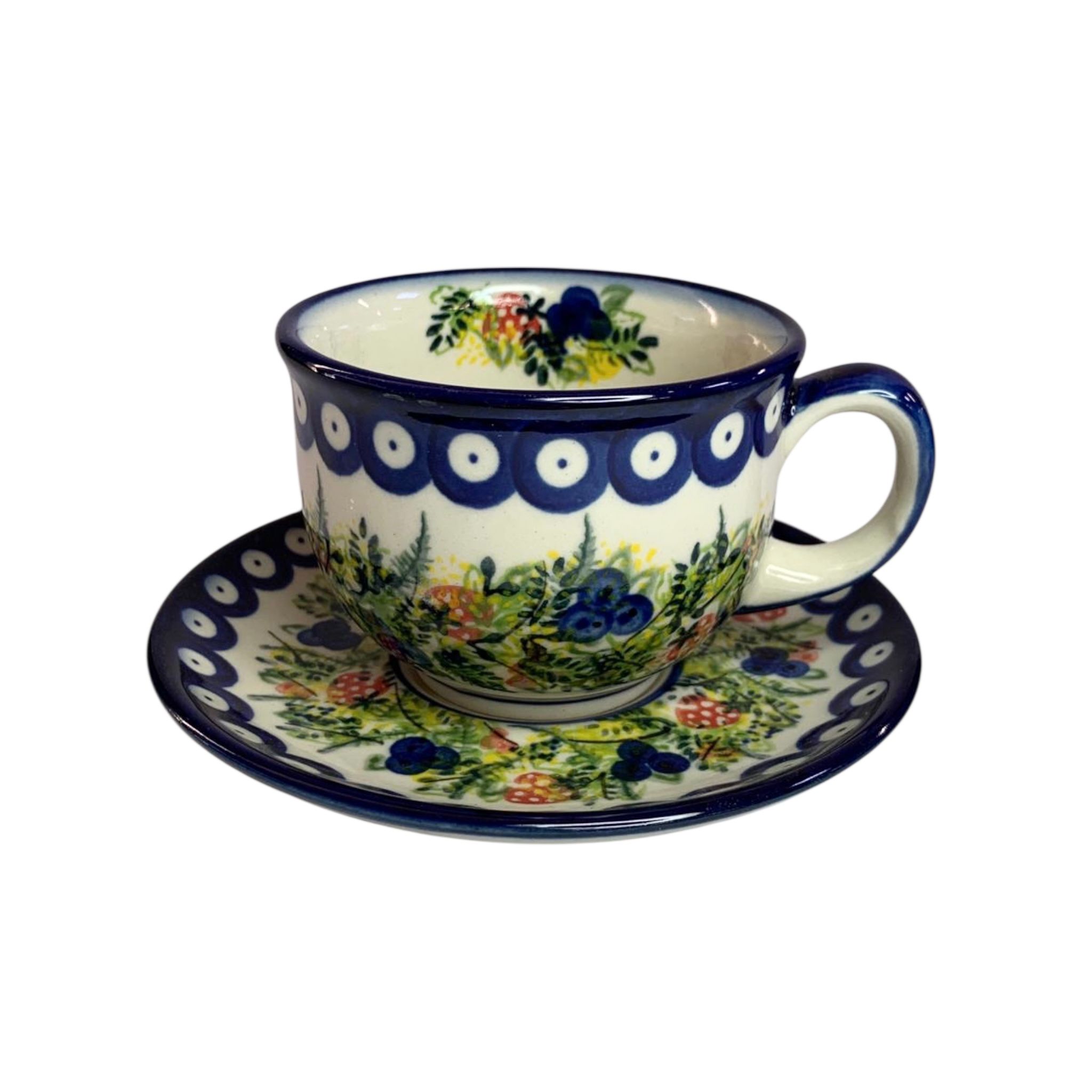 Filiżanka ze spodkiem 200ml Nd. K73- Ceramika Bolesławiecka AC (Produkt dostępny pod zamówienie- 2tyg.) - obrazek 3