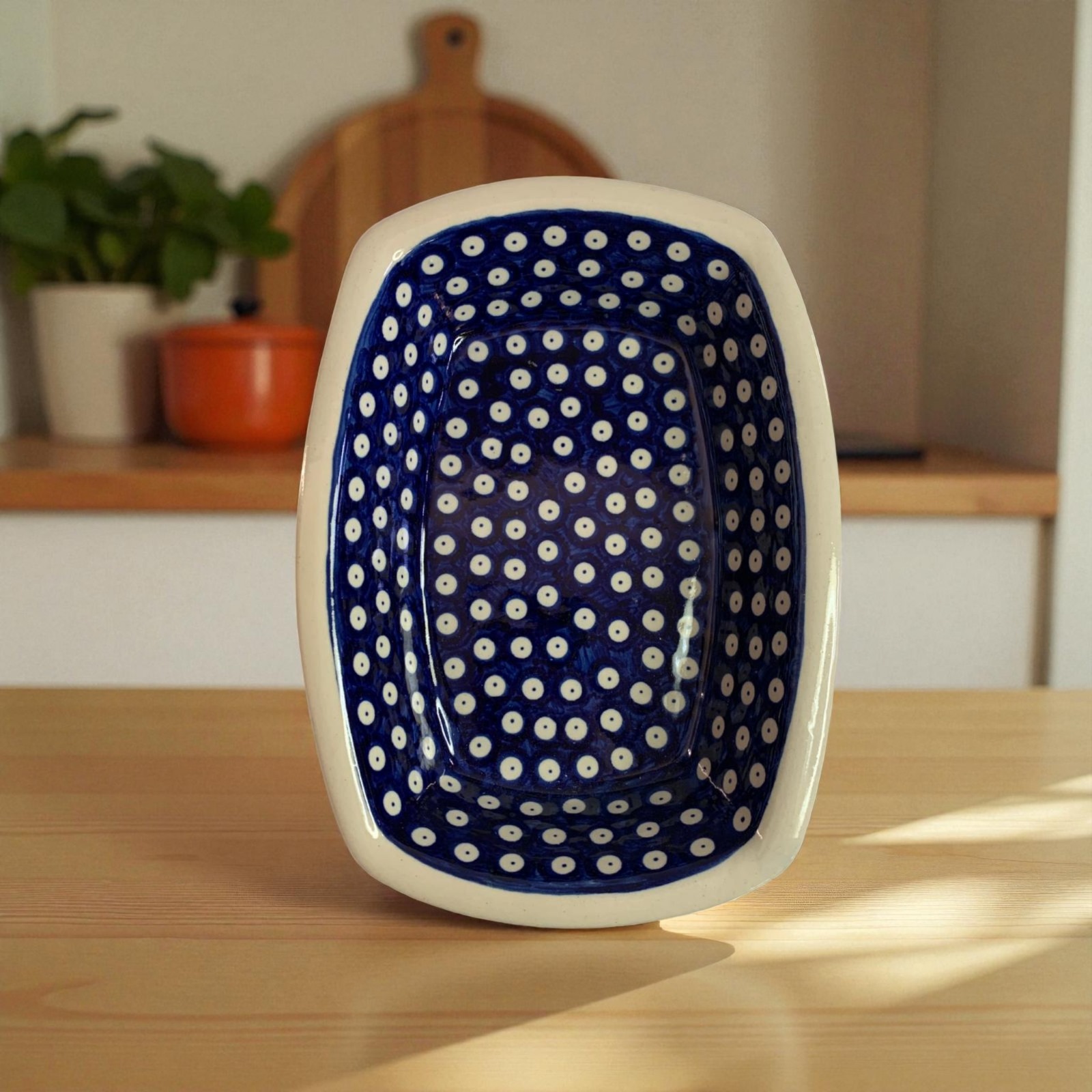 Półmisek z rantem mały 0.57L Nd. K1- Ceramika Bolesławiecka AC (Produkt dostępny pod zamówienie- 2tyg.) - obrazek 3