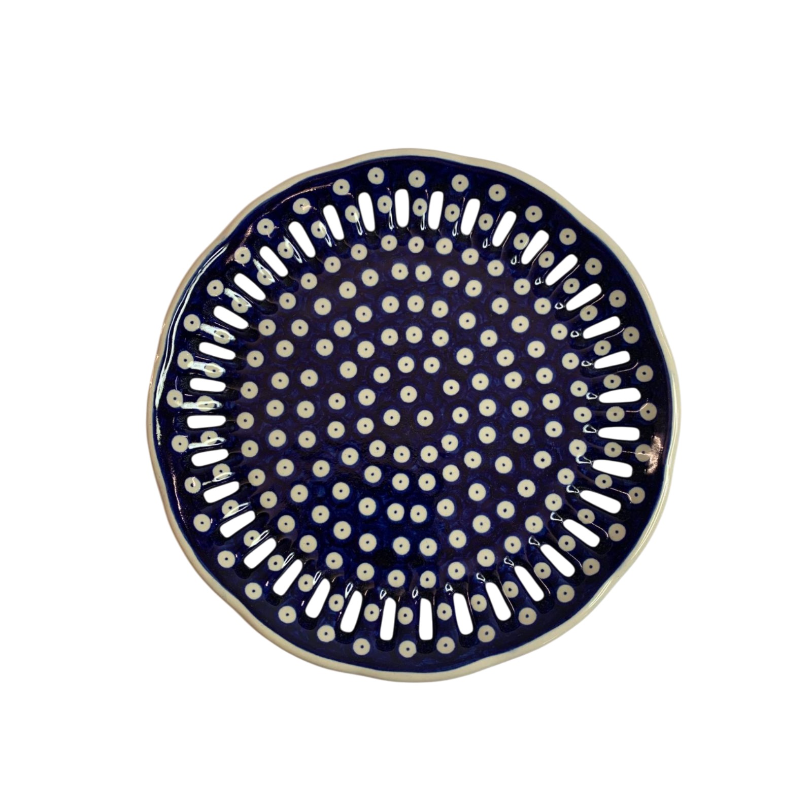 Talerz ażurowy Nd. K1- Ceramika Bolesławiecka AC (Produkt dostępny pod zamówienie- 2tyg.) - obrazek 3