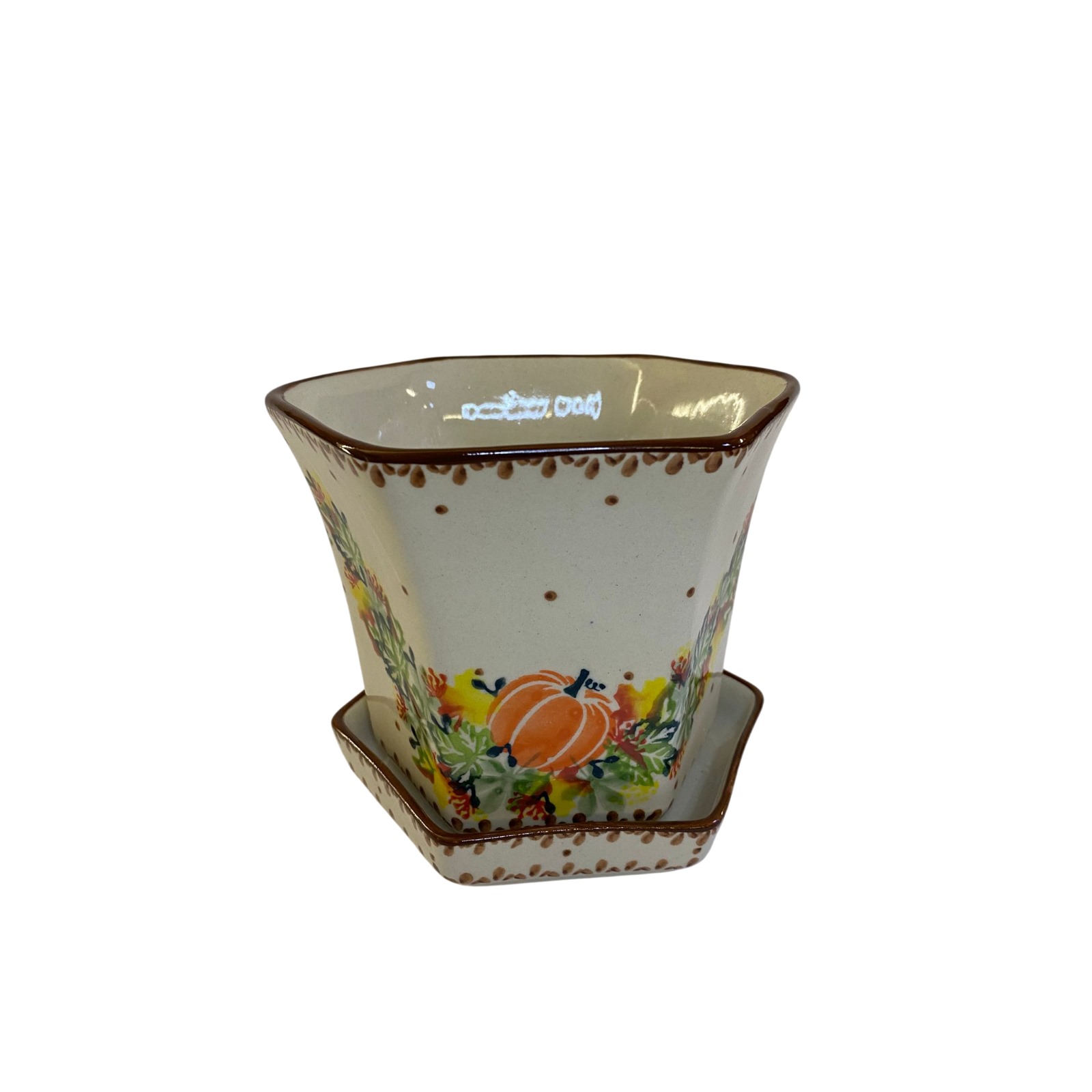 Doniczka mała Nd. K09- Ceramika Bolesławiecka AC - obrazek 3