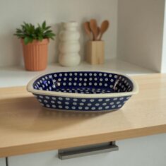 Półmisek z rantem mały 0.57L Nd. K1- Ceramika Bolesławiecka AC (Produkt dostępny pod zamówienie- 2tyg.)