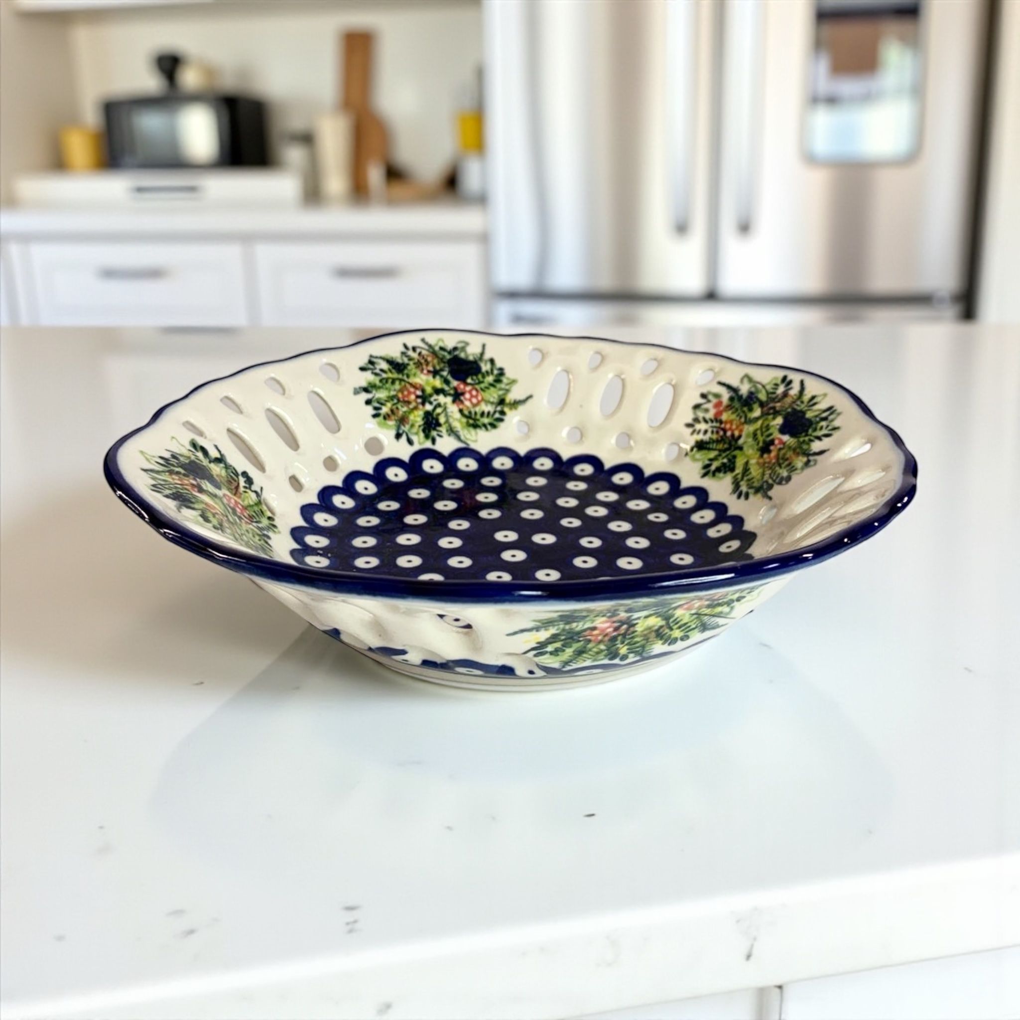 Miska ażurowa Nd. K73- Ceramika Bolesławiecka AC (Produkt dostępny pod zamówienie- 2tyg.)