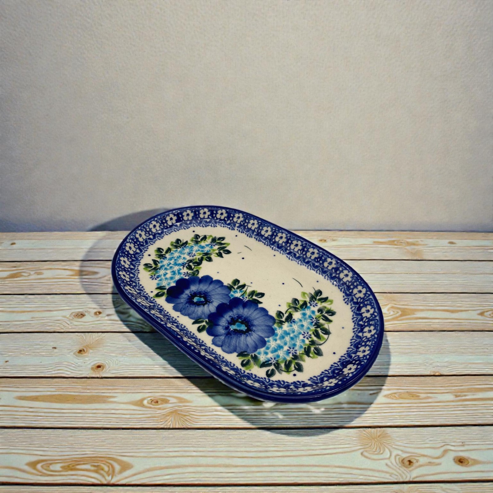 Półmisek owalny mały Nd. E76- Ceramika Bolesławiecka AC