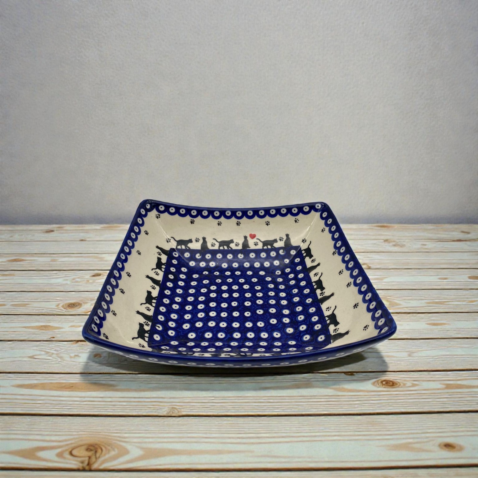 Miska kwadratowa Nd. G22-Ceramika Bolesławiecka AC