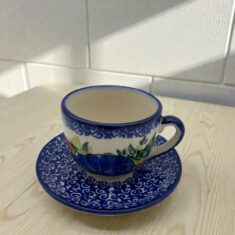 Filiżanka espresso ze spodkiem 130ml Nd. K44- Ceramika Bolesławiecka AC