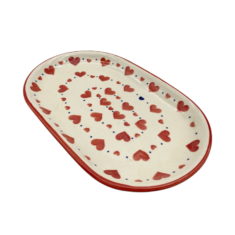 Półmisek owalny mały Nd. S2- Ceramika Bolesławiecka AC SERCA