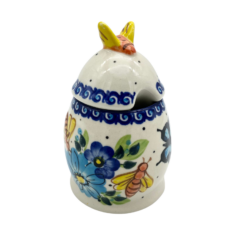 Pojemnik z pszczółką 300ml Nd. M10- Ceramika Bolesławiecka AC MOTYLE