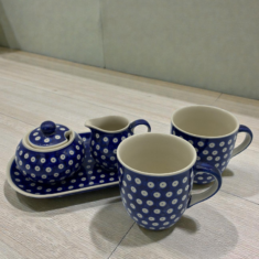 Zestaw do kawy i herbaty Nd. K1 Ceramika Bolesławiecka AC (Produkt pod zamówienie- 2tyg.)