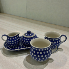 Zestaw do kawy i herbaty Nd. K1 Ceramika Bolesławiecka AC (Produkt pod zamówienie- 2tyg.)