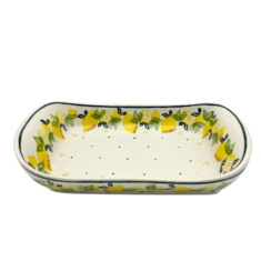 Półmisek łódka nr. 3 Nd. C1- Ceramika Bolesławiecka AC CYTRYNY