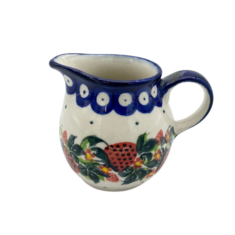 Mlecznik 0.25L Nd. T1- Ceramika Bolesławiecka AC TRUSKAWKI