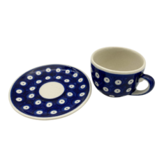 Filiżanka espresso ze spodkiem 110ml Nd. K1- Ceramika Bolesławiecka AC KLASYCZNA - 3
