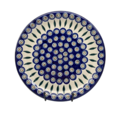 Zestaw talerzy obiadowych 26cm Nd. K3- Ceramika Bolesławiecka AC (Produkt pod zamówienie- 2tyg.) PAWIE OKO 6szt. - 2