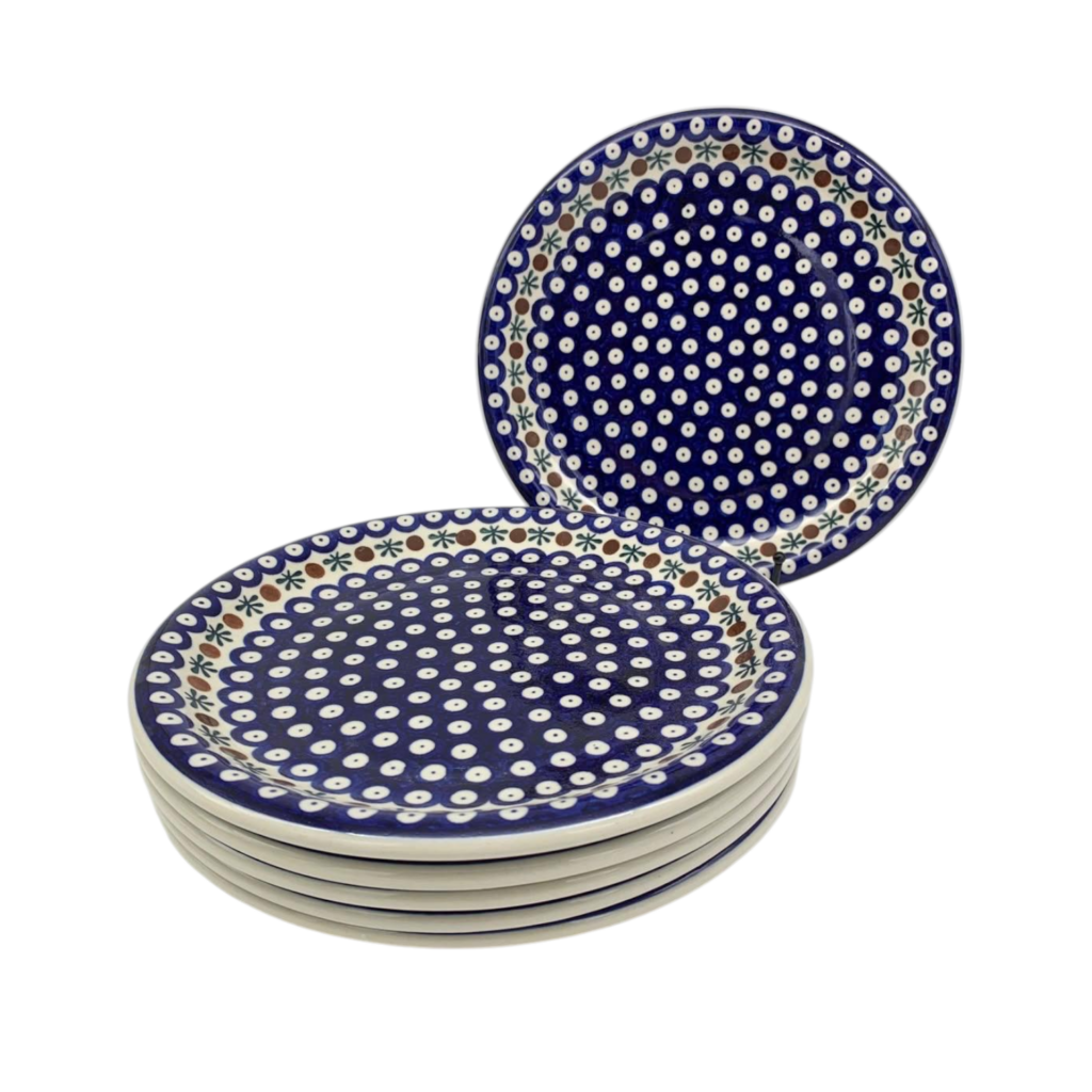 Zestaw talerzy obiadowych 26cm Nd. K2- Ceramika Bolesławiecka AC (Produkt pod zamówienie- 2tyg.) WAŻKA 6szt.